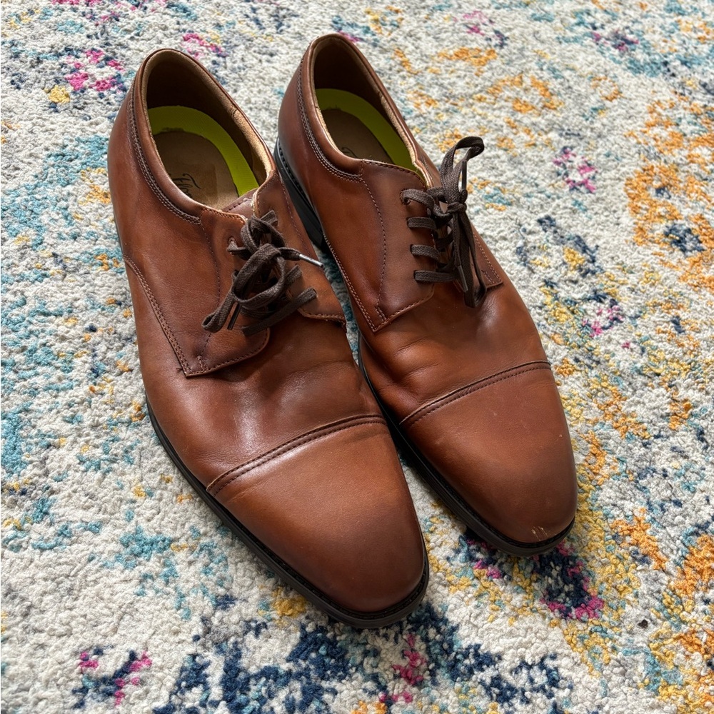 Florsheim Men's Alanzo Cap Toe Oxford Cognac size 12